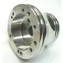 Billet Hub For Yamaha Rhino, Can Am Maverick, for use with Momo Steering Wheel